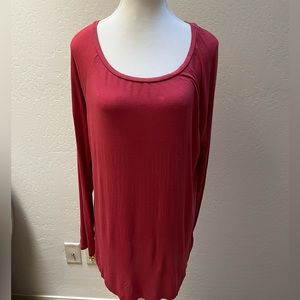 Red Long Sleeve American Eagle